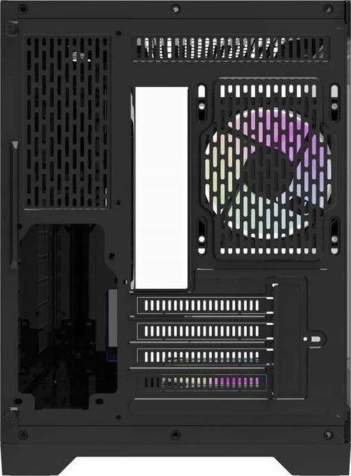 Darkflash Darflash FT418 kompiuterio dėklas + 6 aRGB ventiliatoriai (juodi)