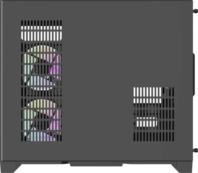 Darkflash Darflash FT418 kompiuterio dėklas + 6 aRGB ventiliatoriai (juodi)