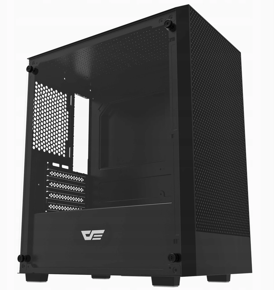 „Darkflash M305“ kompiuterio korpusas be ventiliatorių (Juodas)