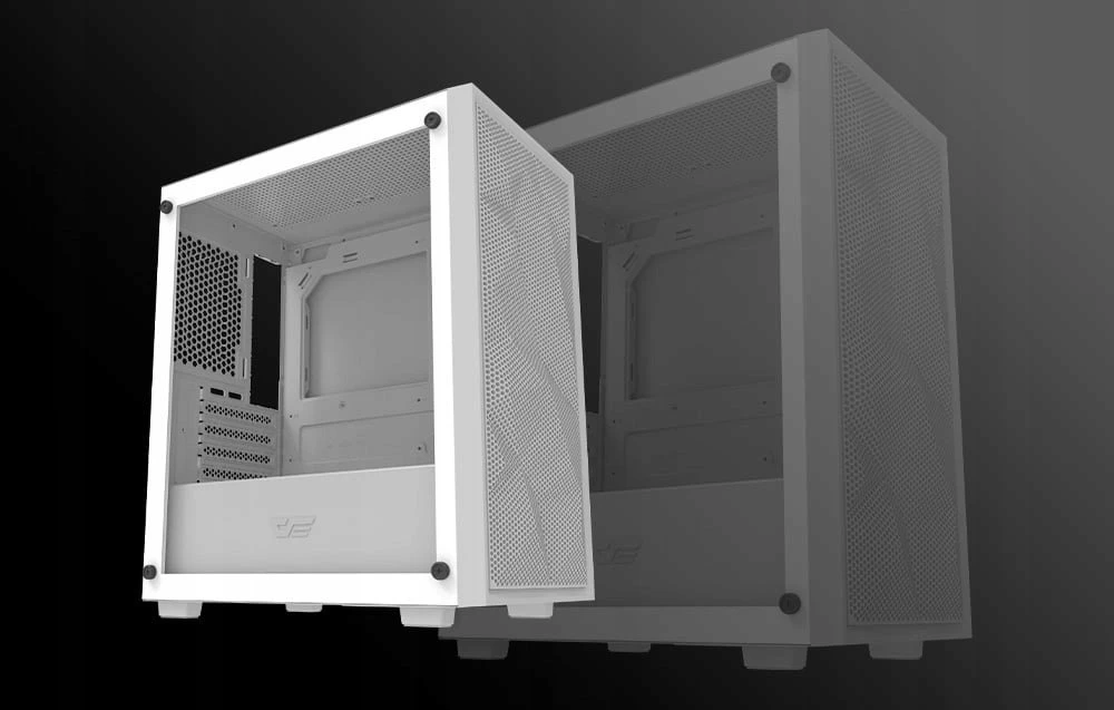 „Darkflash M305 Mesh“ kompiuterio korpusas be ventiliatorių (Baltas)