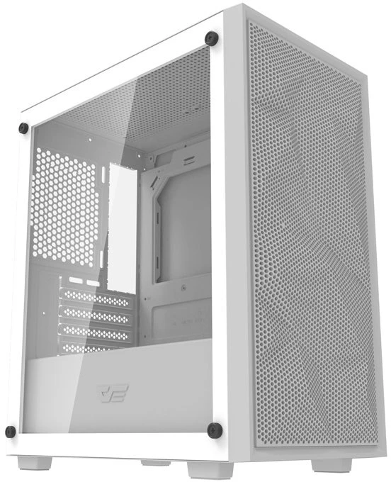 „Darkflash M305 Mesh“ kompiuterio korpusas be ventiliatorių (Baltas)