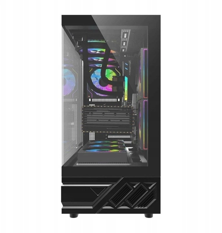 DarkFlash DS950 computer case (juodas) + 6 fans