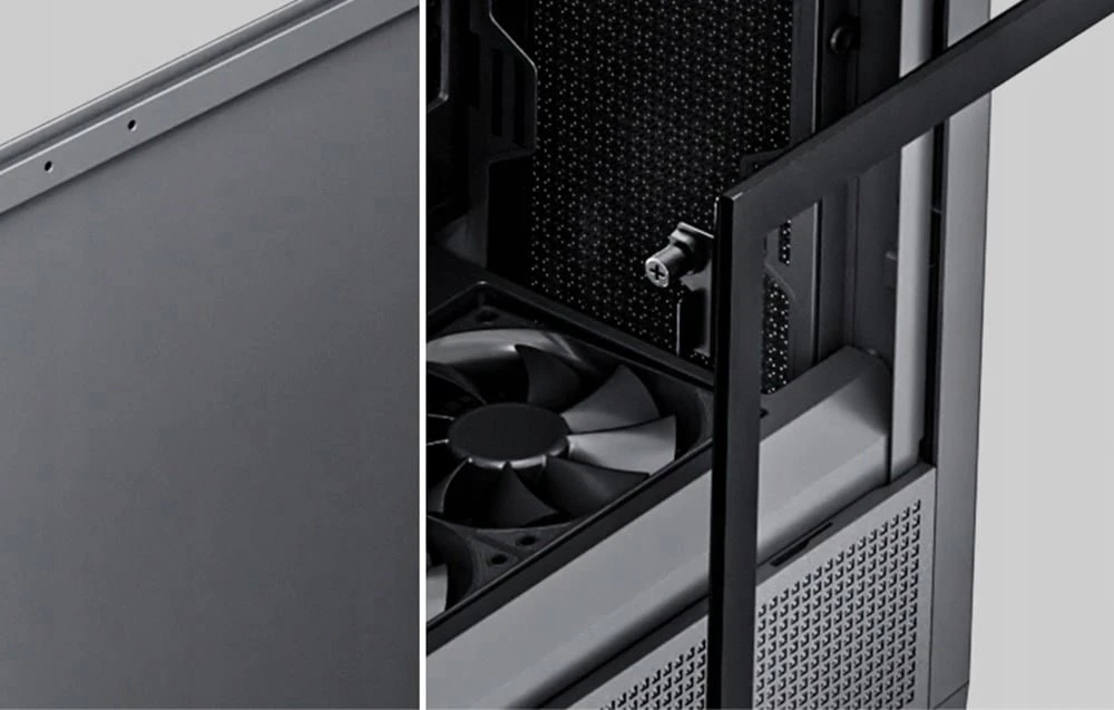 DarkFlash AIRNOVA computer case (juodas) + 3 fans