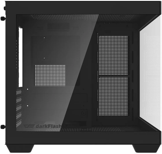 „Darkflash C275P“ kompiuterio korpusas be ventiliatorių (juodas)
