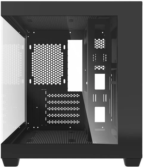 „Darkflash C275P“ kompiuterio korpusas be ventiliatorių (juodas)