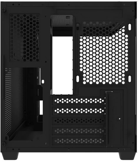 „Darkflash C275P“ kompiuterio korpusas be ventiliatorių (juodas)