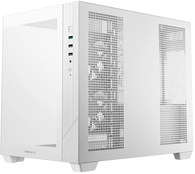 „Deepcool“ korpusas | CG330 3F WH | Baltas | Micro ATX