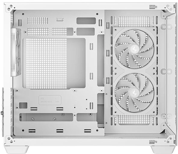 „Deepcool“ korpusas | CG330 3F WH | Baltas | Micro ATX