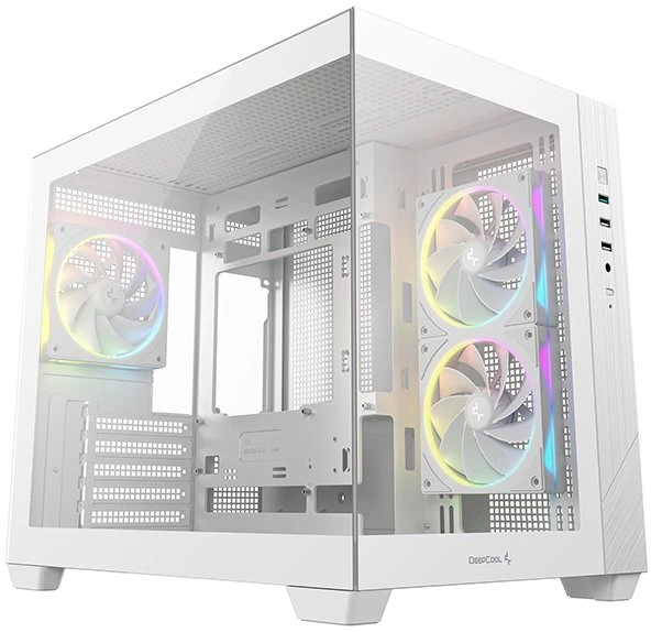 „Deepcool“ korpusas | CG330 3F WH | Baltas | Micro ATX
