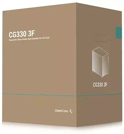 Deepcool Case | CG330 3F | Micro ATX | Juodas