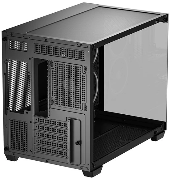 Deepcool Case | CG330 3F | Micro ATX | Juodas