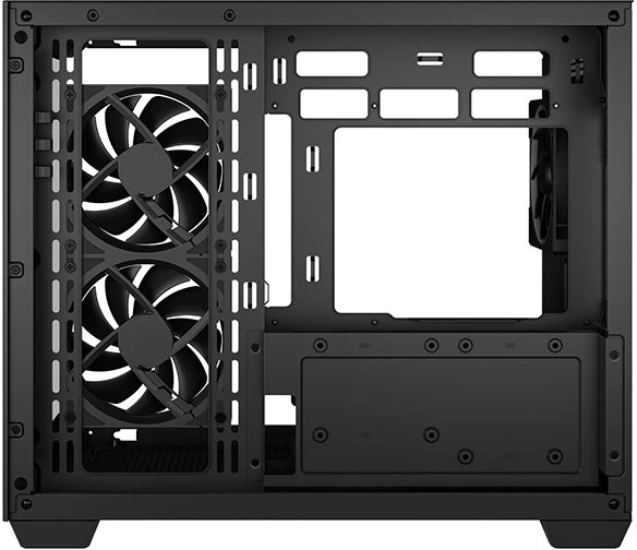 Deepcool Case | CG330 3F | Micro ATX | Juodas