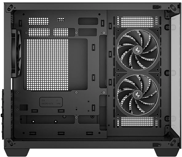 Deepcool Case | CG330 3F | Micro ATX | Juodas