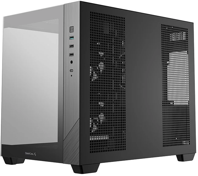 Deepcool Case | CG330 3F | Micro ATX | Juodas