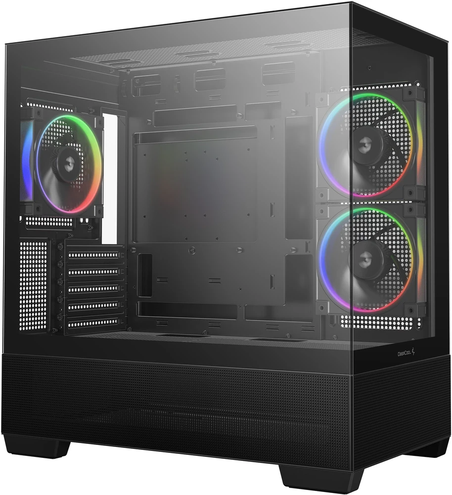 Deepcool Case | CG380 3F | Micro ATX | Juodas