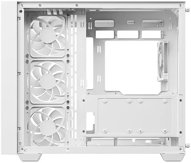 DeepCool CG530U 4F WH ATX lenkto stiklo panoraminis korpusas Baltas