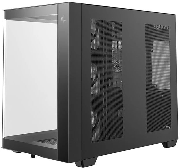 DeepCool CG530U 4F ATX Panoramaglas 4x ARGB juodas