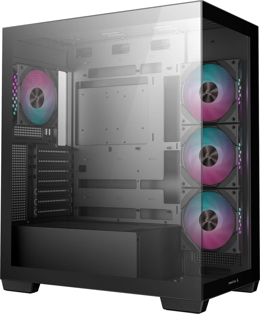 Kompiuterio korpusas Deepcool CG580 4F | Juodas | Mid tower