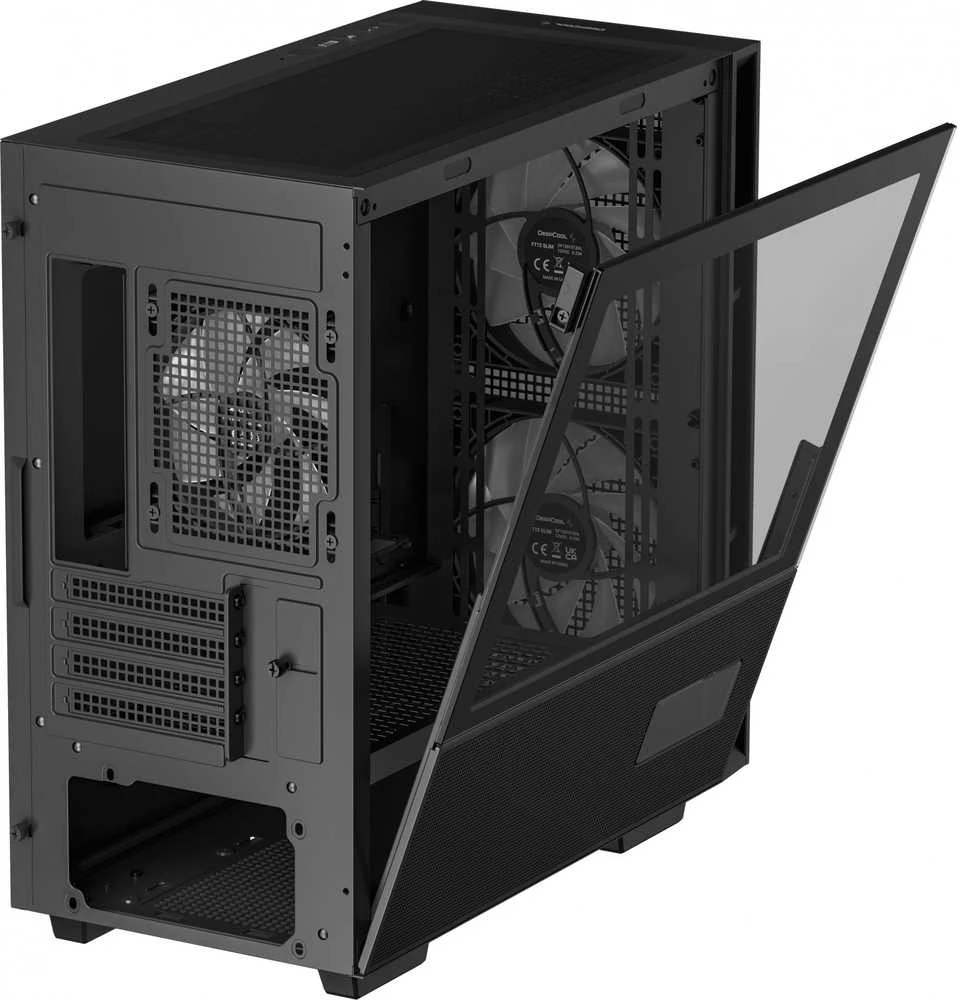 Deepcool CH360 Digital | Juodas | Mid Tower | ATX PS2