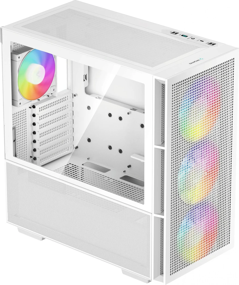 DeepCool CH560 Midi-Tower - balta