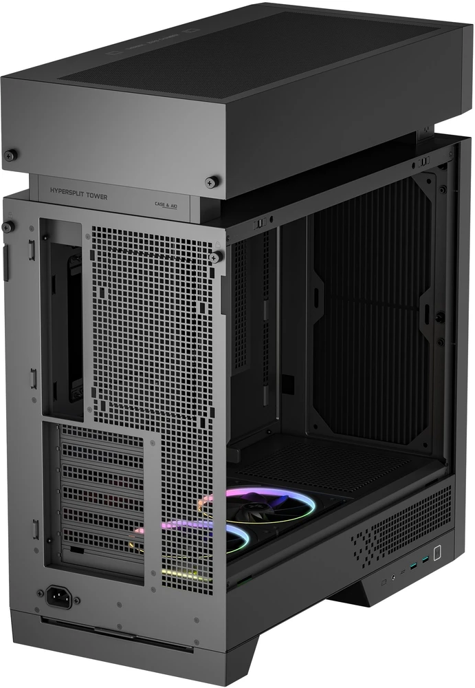 Deepcool Case | CL660 | Juodas | Mid Tower