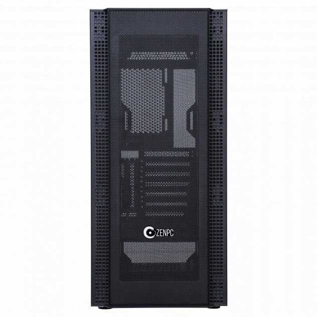 Usorteret ZENPC Z5 tinklelio juodas kompiuterio korpusas 4x Fander P12 PWM PST 120mm
