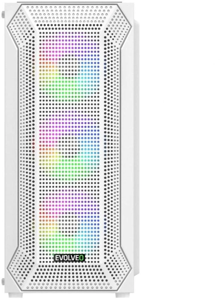 Obudowa Evolveo Xenon ATX 4x ARGB 120mm Airflow Mesh Baltas (XENON-WH-4)