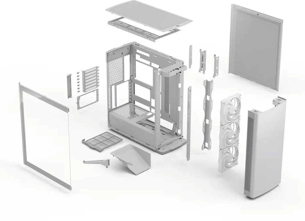 Fractal Design korpusas | Define One | ATX | Light TG Clear Tint