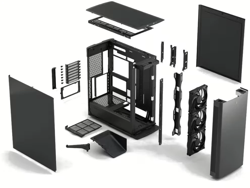 Fractal Design korpusas | Define One | ATX | Tamsus vientisas