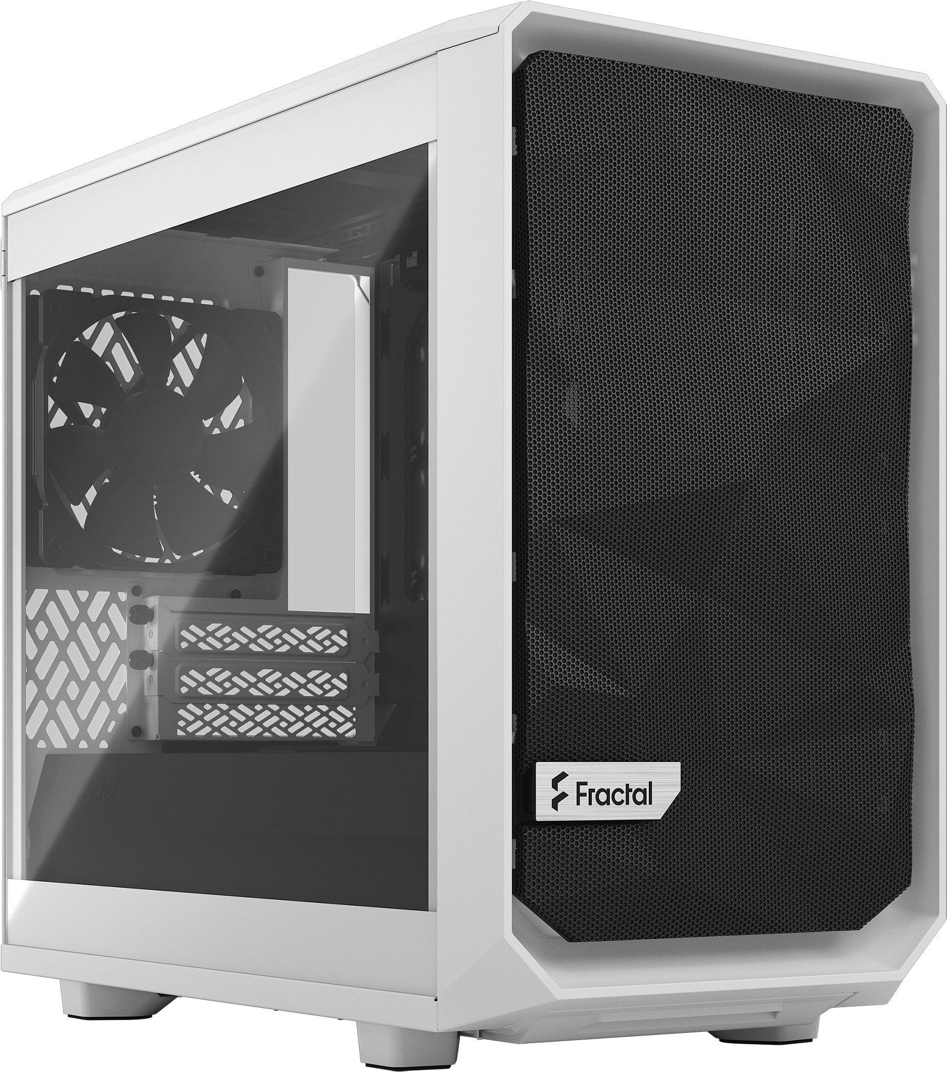 „Fractal Design“ | „Meshify 2 Nano“ | Šoninis langas | Baltas TG skaidrus atspalvis | ITX | ATX