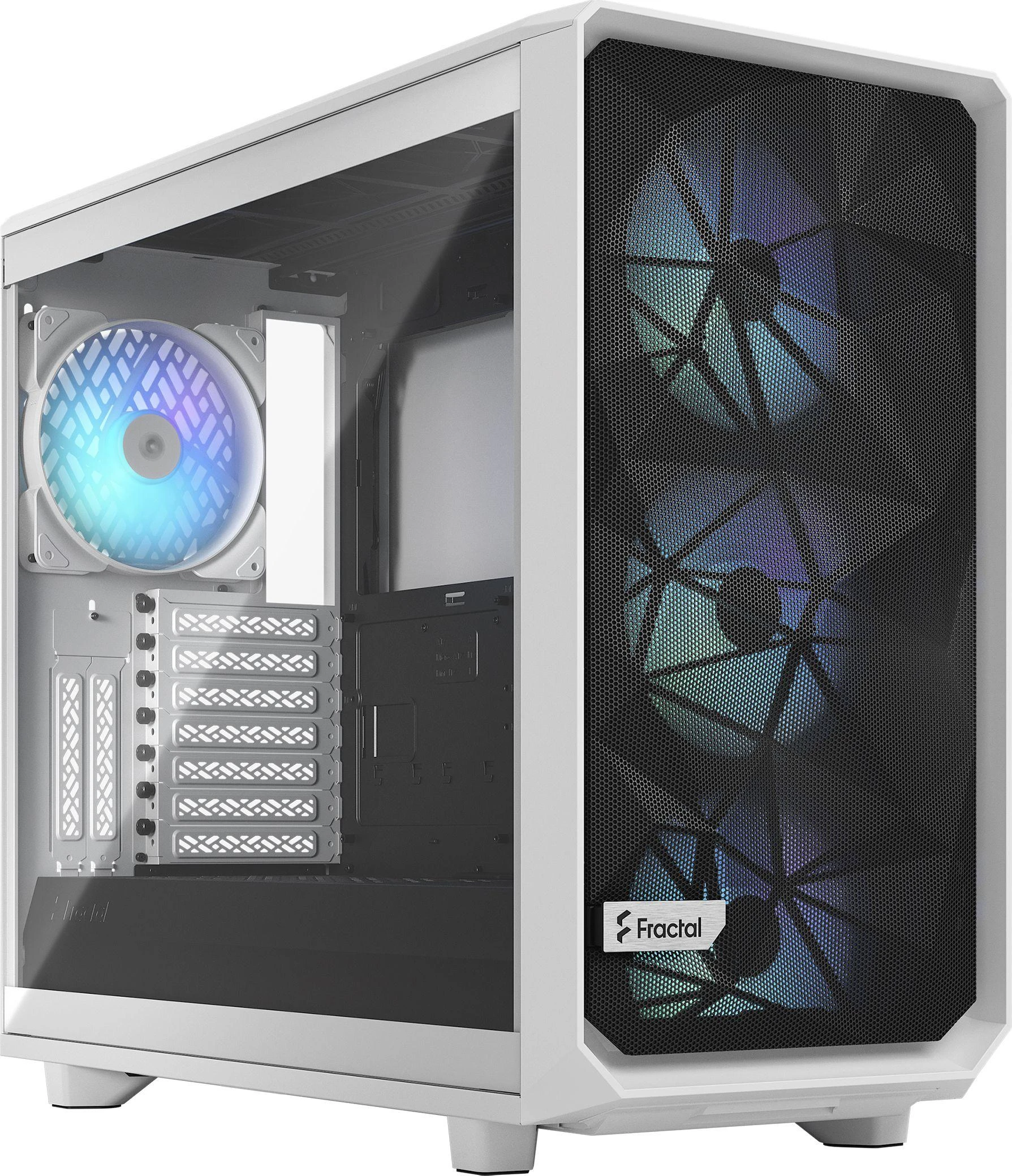Fractal Design | Meshify 2 RGB TG Clear Tint | Side window | E-ATX | ATX | Baltas