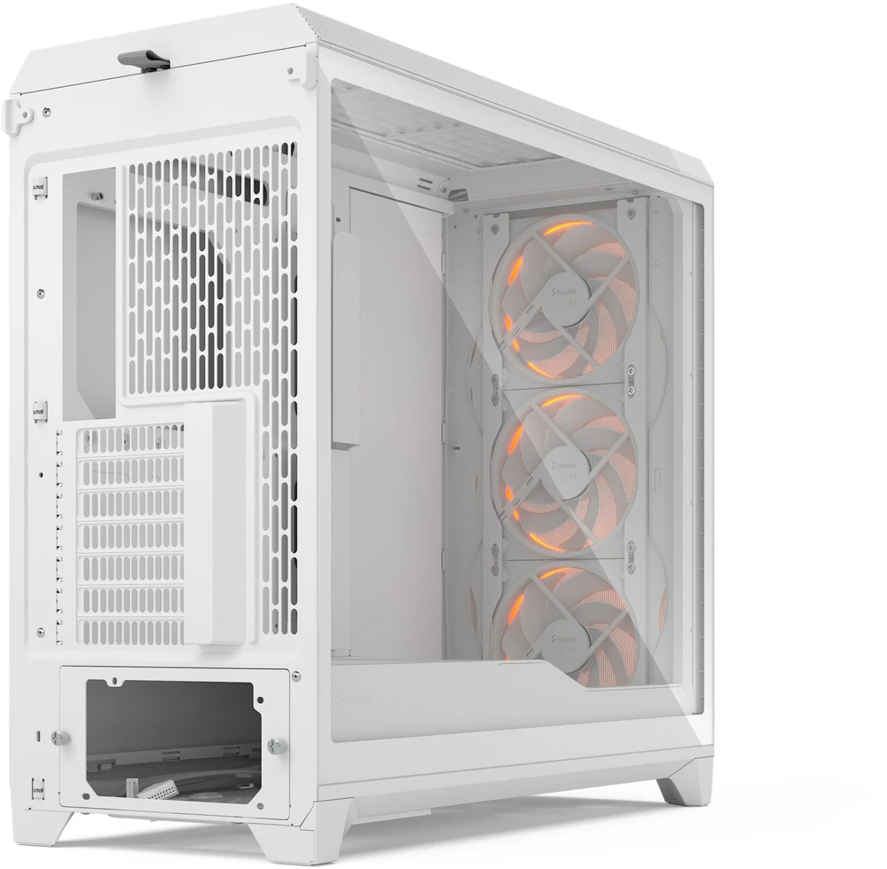Fractal Design Obudowa Meshify 3 XL balta rgb tg šviesaus atspalvio