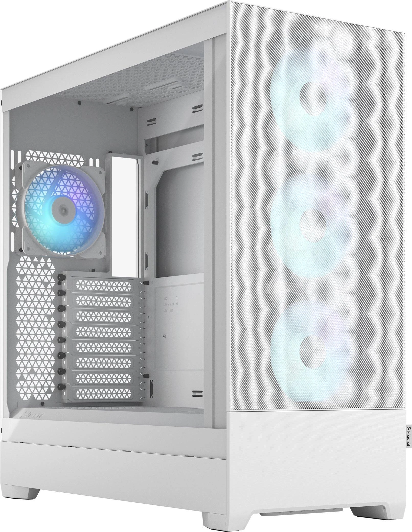 „Fractal Design“ | „Pop XL Air RGB“ | Šoninis langas | Baltas TG skaidraus atspalvio | E-ATX iki 280 mm, ATX, mATX, Mini ITX | ATX