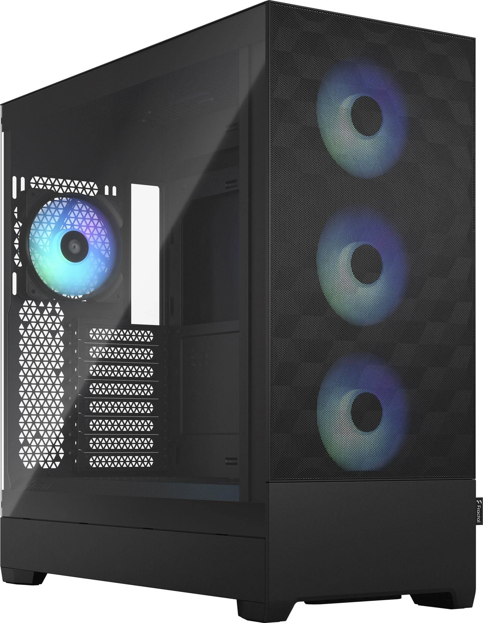 „Fractal Design“ | „Pop XL Air RGB“ | Šoninis langas | Juodas TG skaidraus atspalvio | E-ATX iki 280 mm, ATX, mATX, Mini ITX | ATX