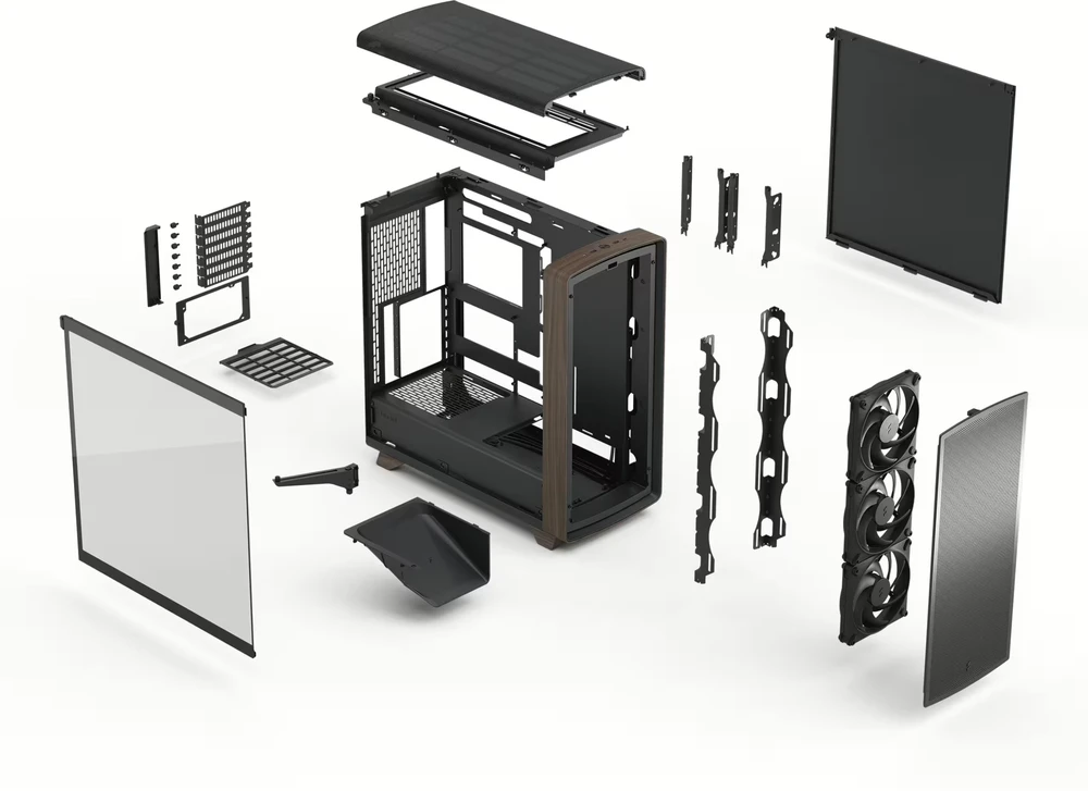 Fractal Design korpusas | Summit | ATX | Juodas TG Light Tint