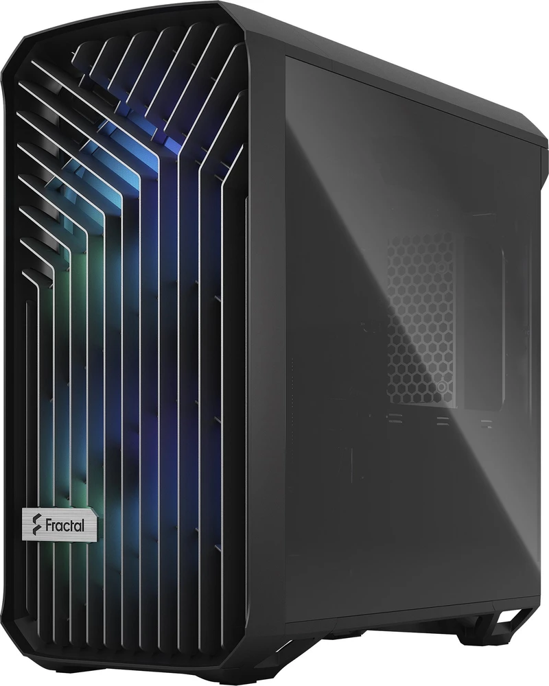 Fractal Design | Torrent Compact RGB TG Light Tint | šoninis langelis | ATX | Juoda