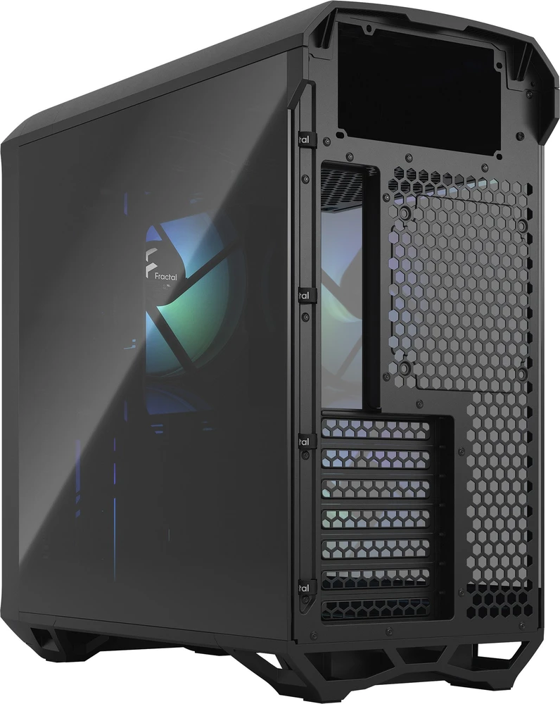 Fractal Design | Torrent Compact RGB TG Light Tint | šoninis langelis | ATX | Juoda
