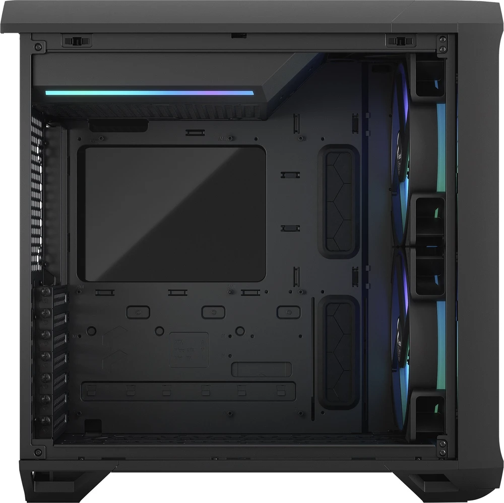 Fractal Design | Torrent Compact RGB TG Light Tint | šoninis langelis | ATX | Juoda