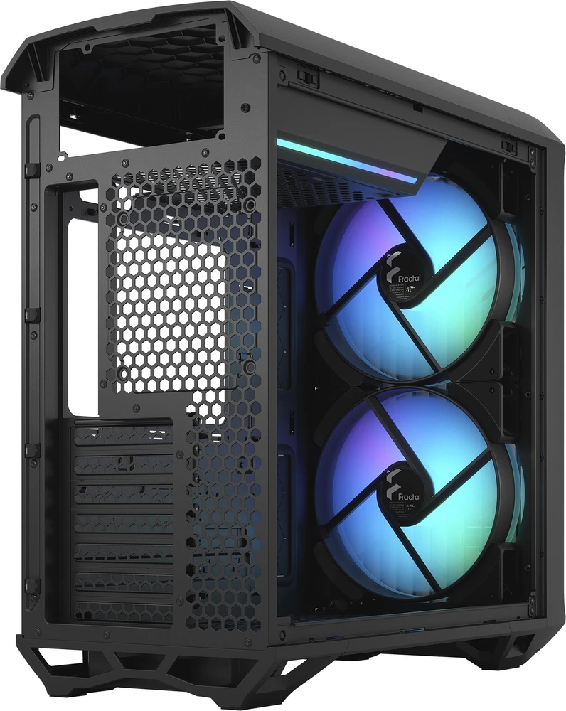 Fractal Design | Torrent Compact RGB TG Light Tint | šoninis langelis | ATX | Juoda