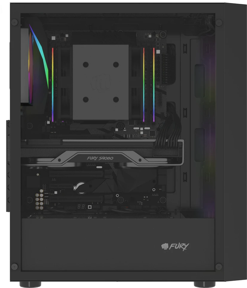 Fury Shobo SH8F ARGB juoda