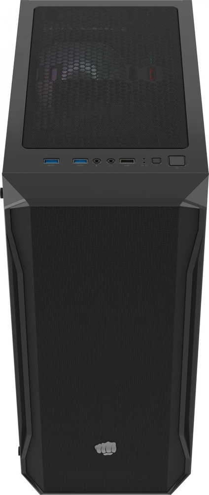 Kompiuterio Korpusas - FURY Shobo SH4 RGB Midi Tower Juodas