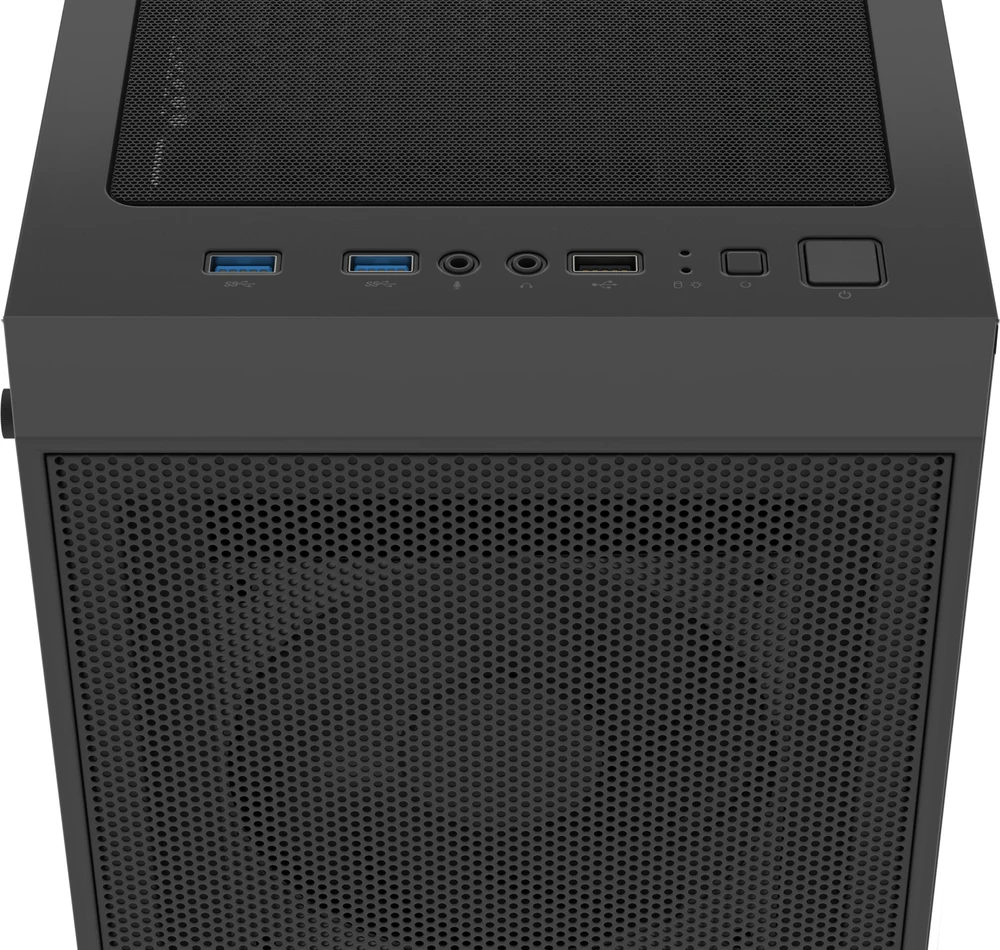 FURY SHOBO SH8F MIDI TOWER CASE WITH WINDOW Juodas