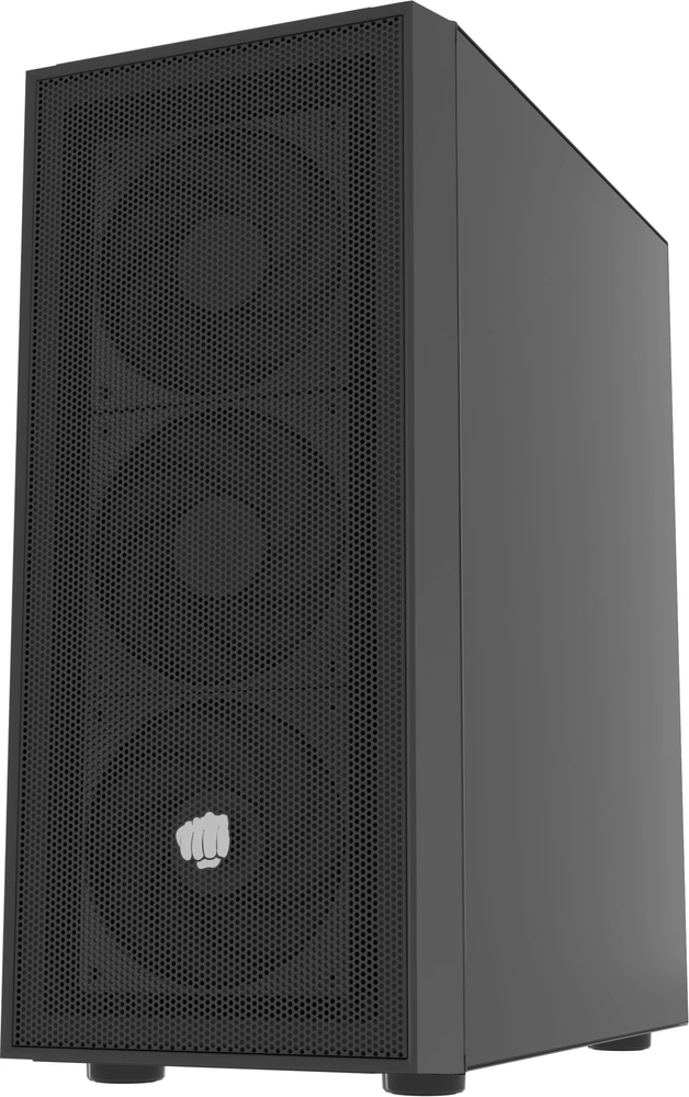 FURY SHOBO SH8F MIDI TOWER CASE WITH WINDOW Juodas