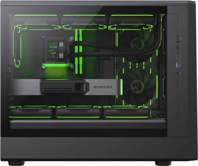 „Gamemax“ korpusas | CLAW 360 BK | M-ATX