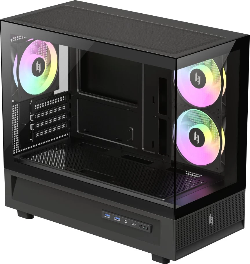 „Gamemax“ korpusas | NEX C31 BK | MATX/BTF