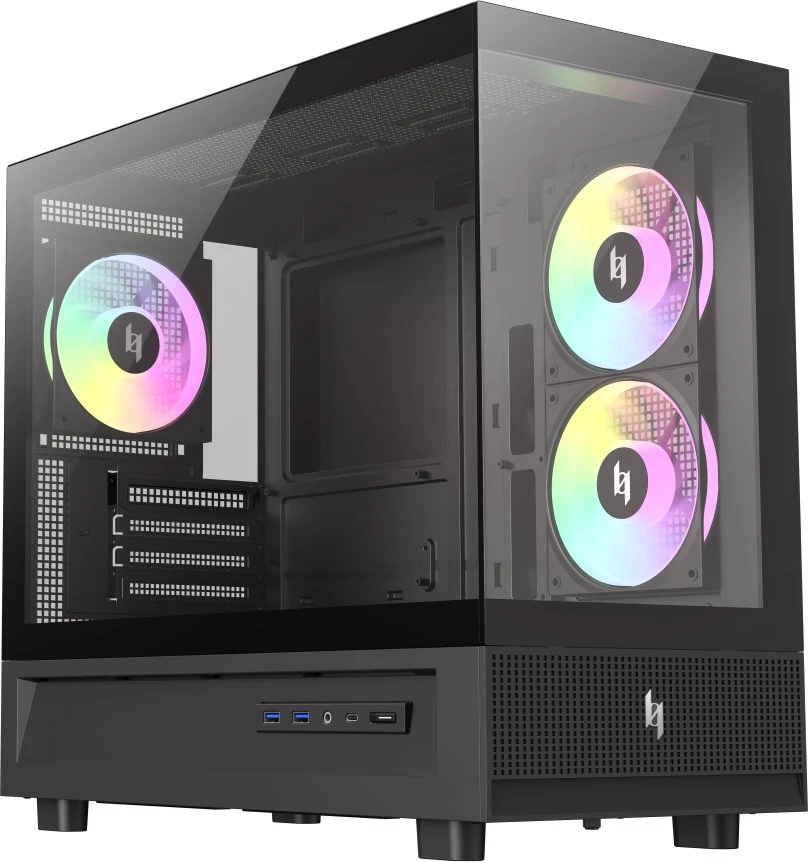 „Gamemax“ korpusas | NEX C31 BK | MATX/BTF