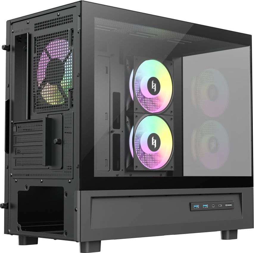 „Gamemax“ korpusas | NEX C31 BK | MATX/BTF