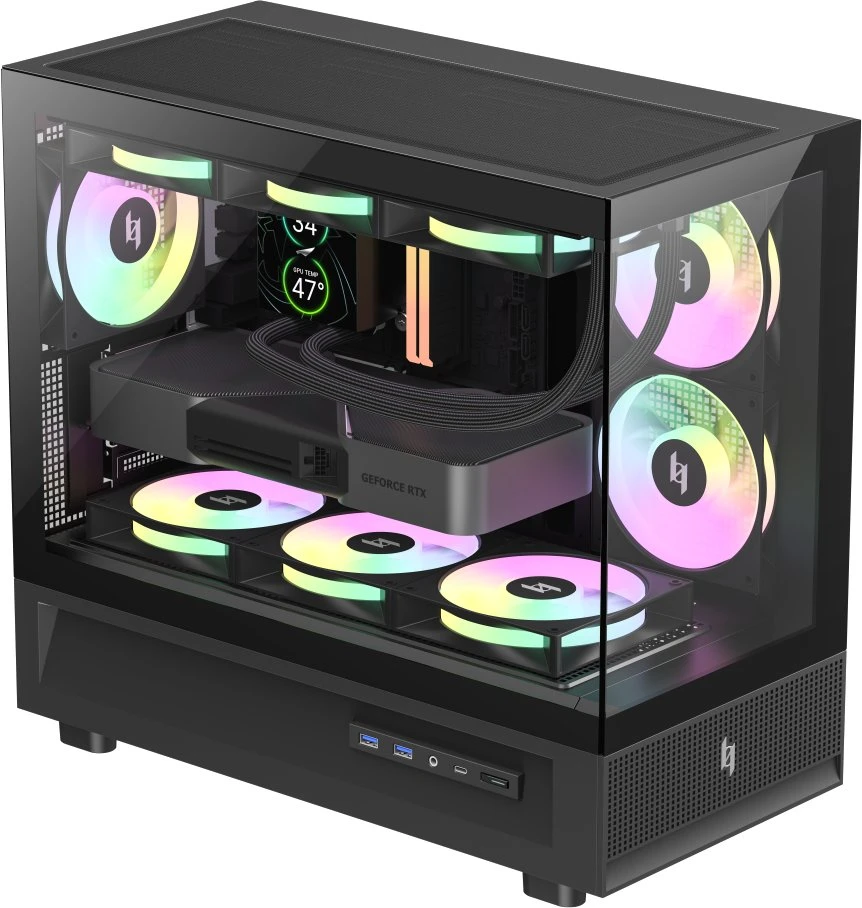 „Gamemax“ korpusas | NEX C31 BK | MATX/BTF