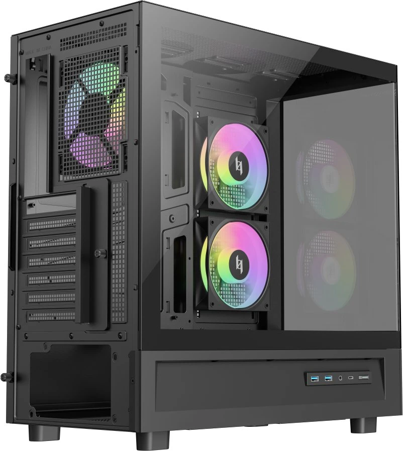 „Gamemax“ korpusas | NEX C51 BK | ATX/BTF