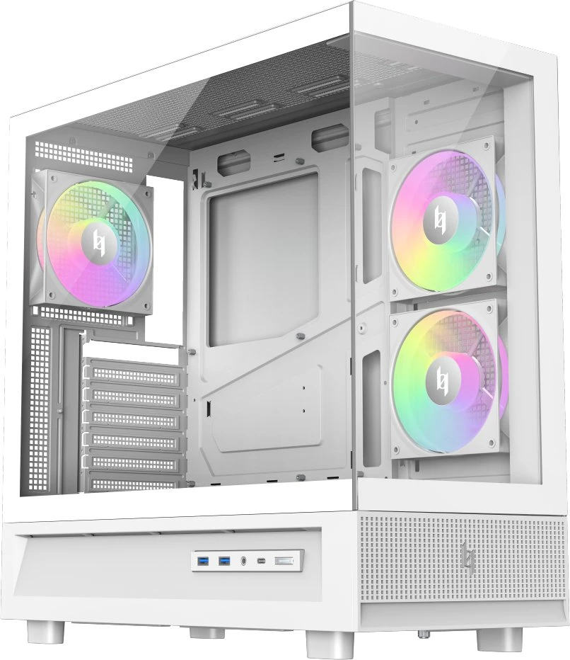 Gamemax korpusas | NEX C51 WH | ATX/BTF